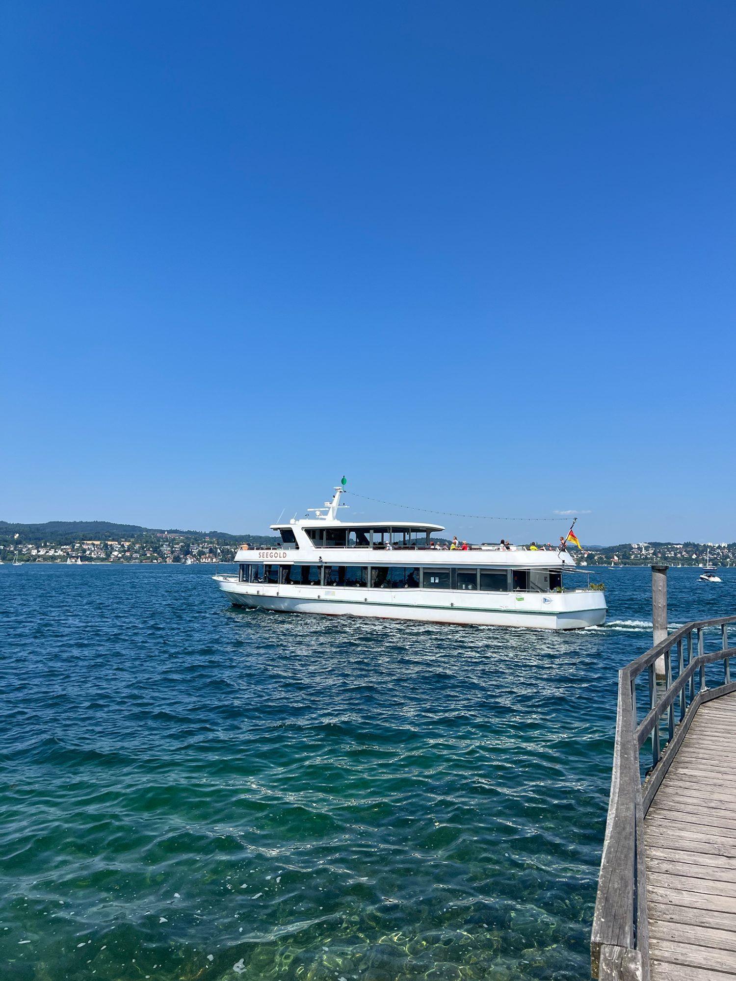Die Seegold legt ab