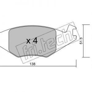 VW	GOLF II/VW	JETTA II/VW	POLO (86C, 80)/SEAT	CORDOBA I  FOR