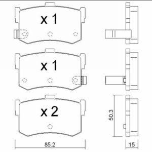 HYUNDAI	SONATA II (Y-3)	2.0 i 16V	’93 – ’98//   ROVER	800	820 i/Si (XS) Hatchback	’86 – ’99