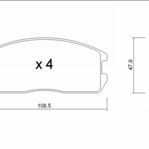 MITSUBISHI	LANCER III	1.5 GLX (C12AS) Sedan	’83 – ’92/   MITSUBISHI	COLT III (C5¦A)	1.3 (C51A)	’88 – ’92     FOR