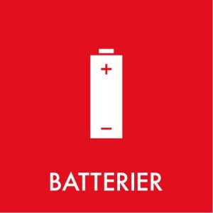 BATTERIER sorteringsmærke