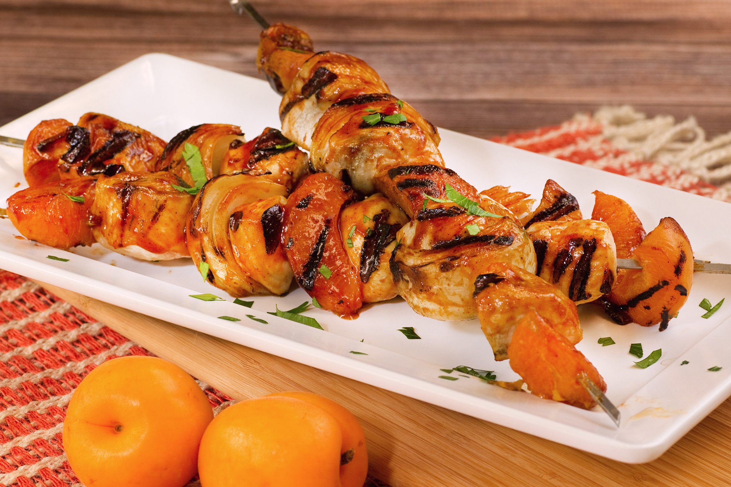 Apricot Chicken Kebab Grillzville