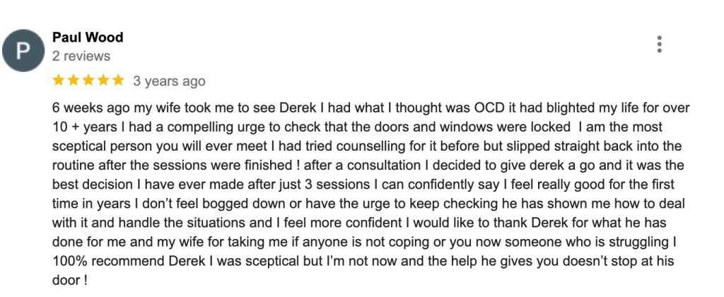 OCD Client Review