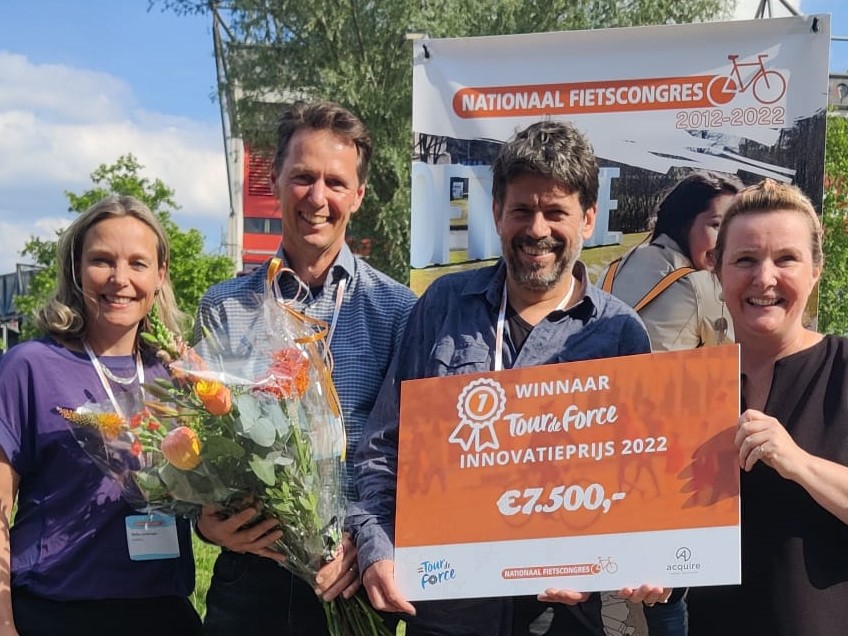 Winnaar Tour de Force innovatieprijs 2022