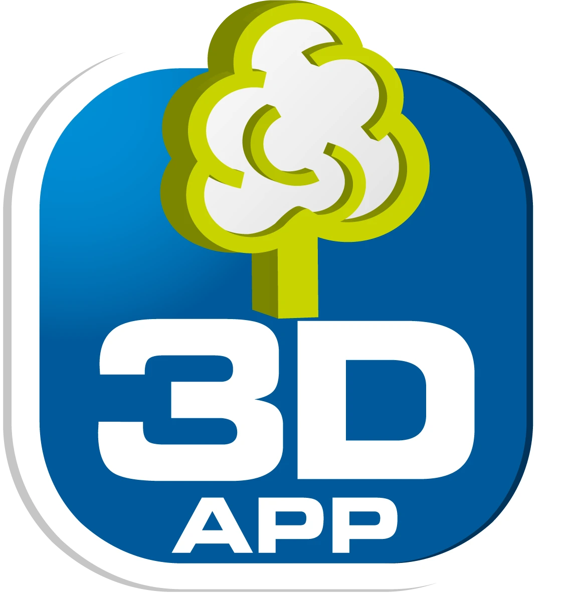 3D app logo