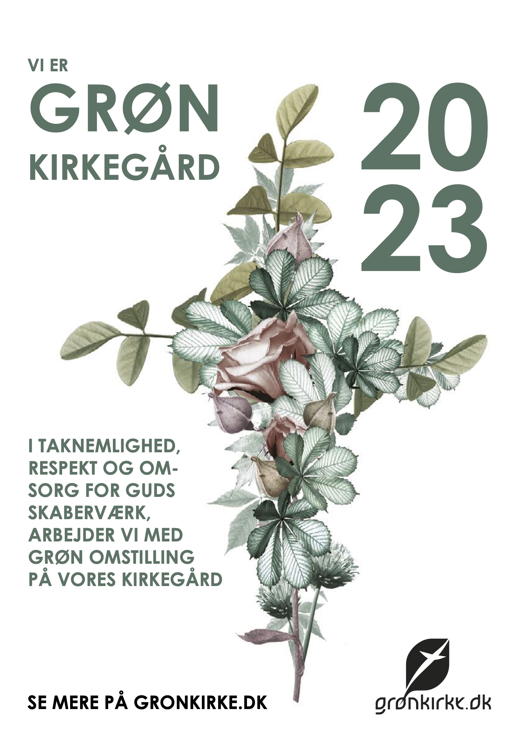 Grøn kirkegård plakat 2023