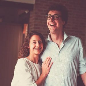 Ellen en Nick, de eigenaars van Groot Vakantiehuis