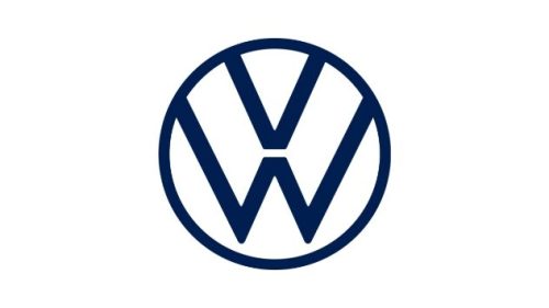 Volkswagen Logo in Blau