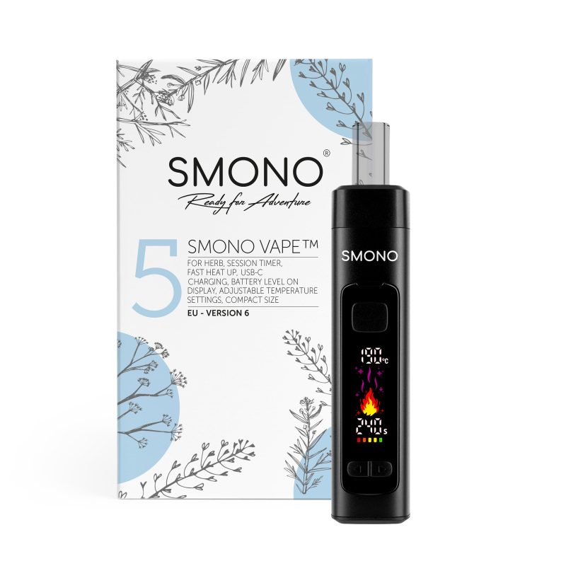 Smono 5 – Konvektions-Vaporizer mit HD-Farbdisplay & austauschbarem Akku