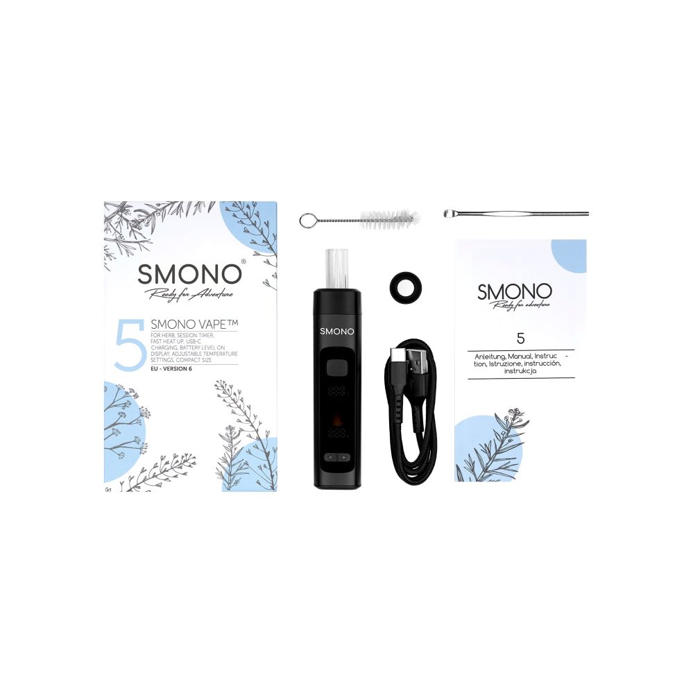 Smono 5 – Konvektions-Vaporizer mit HD-Farbdisplay & austauschbarem Akku