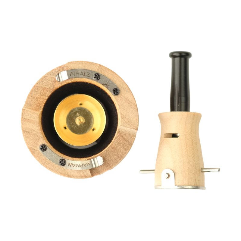 Vapman Click Pure Kirschholz – Handgefertigter batterieloser Vaporizer aus der Schweiz