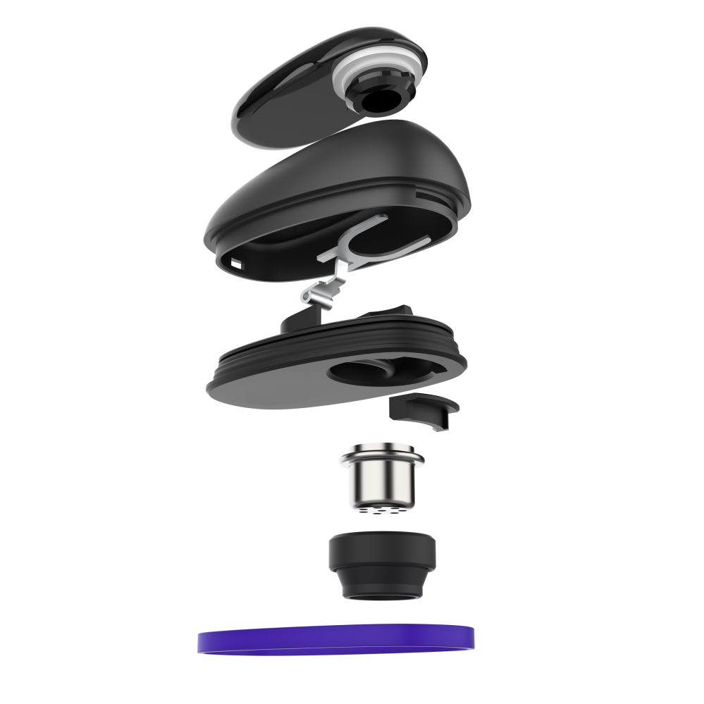 Auxo Calent – Tragbarer Vaporizer mit Dual-Heating & 360°-Mundstück