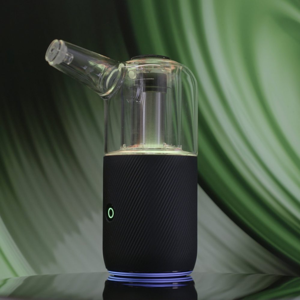 Auxo Cenote – Konzentrat-Vaporizer mit 360°-Lichteffekten & mundgeblasenem Glasaufsatz