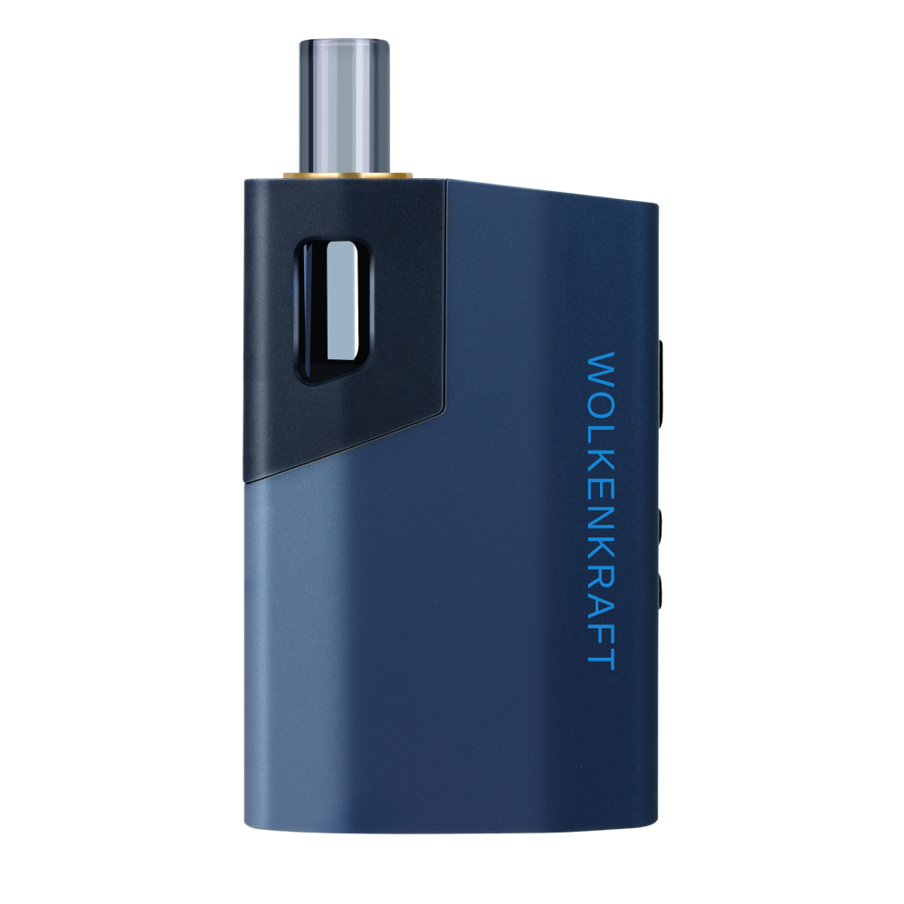 Wolkenkraft Äris Ultra Nachtblau – Tragbarer Vaporizer mit Titan-Kammer & USB-C Fast Charge