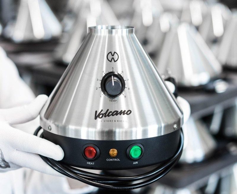 Storz & Bickel Volcano Classic Silber – Bewährter Ballon-Tisch-Vaporizer