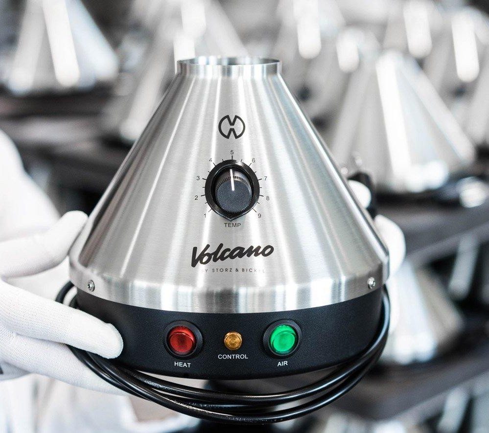 Storz & Bickel Volcano Classic Silber – Bewährter Ballon-Tisch-Vaporizer