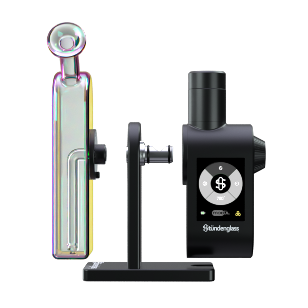 webDeluxeKitExplodedbubble-1.png Stündenglass Modül Dok Deluxe Travel Set Regenbogen – Premium Desktop Vaporizer