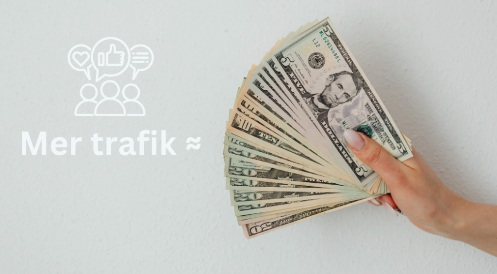 Digital marknadsföring, pengar och trafik