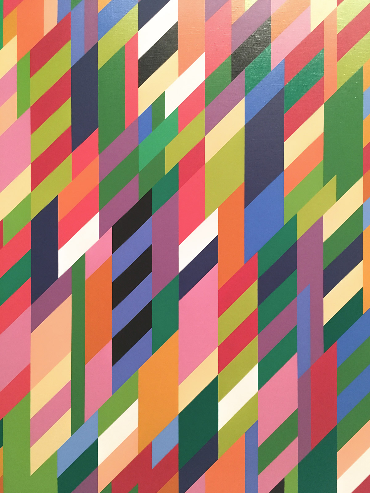 From Here Painting by Bridget Riley