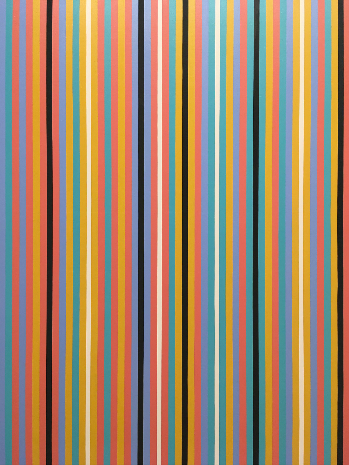 Ra Painting by Bridget Riley