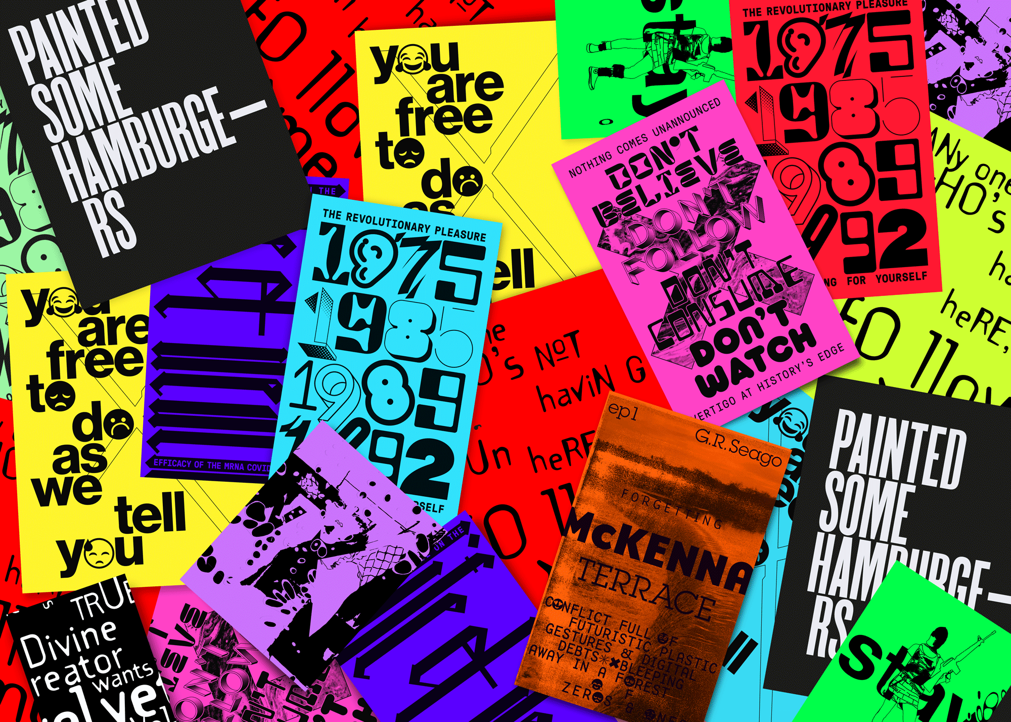 Make Books Not War Zines by Glen and Rebecca (aka Studio GRRR)