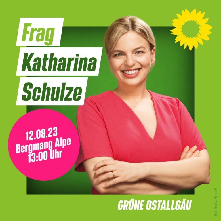 Katharina Schulze auf Sommertour im Ostallgäu