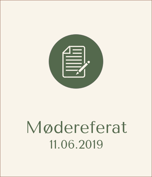 Mødereferat 11.06.2019