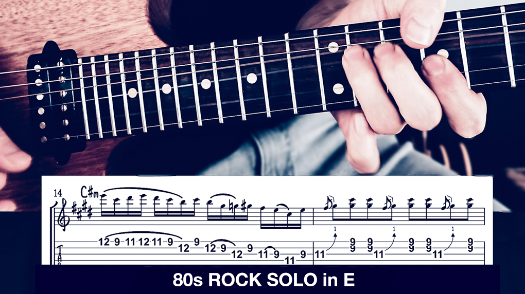 80s Rock Solo in E