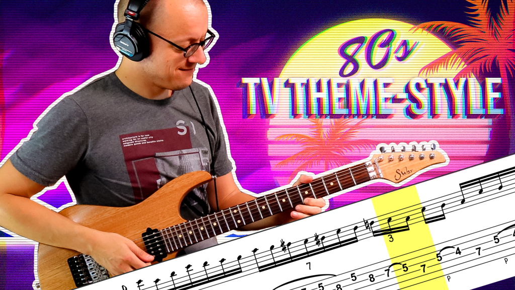 80s TV Theme Style Solo in Am