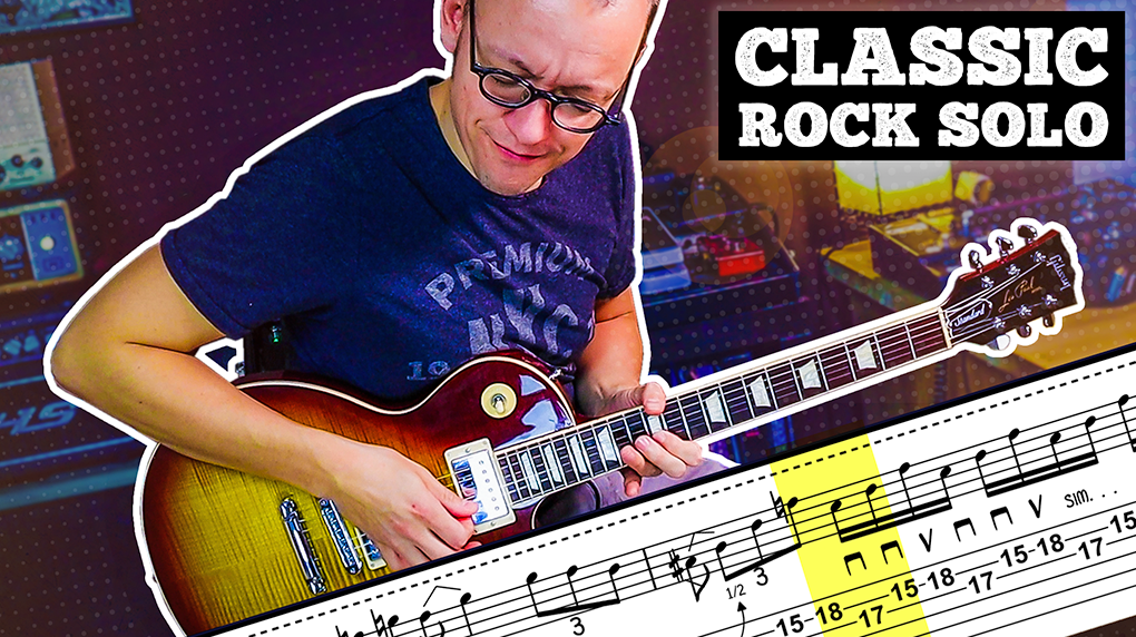 Classic Rock Guitar Solo in G