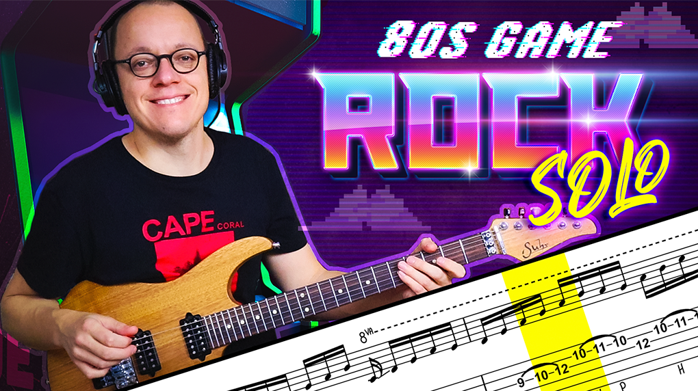 80s Game Rock Solo in Dm