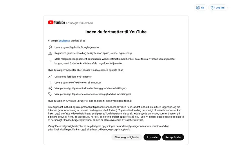 Screenshot af Guldastronaut på Youtube