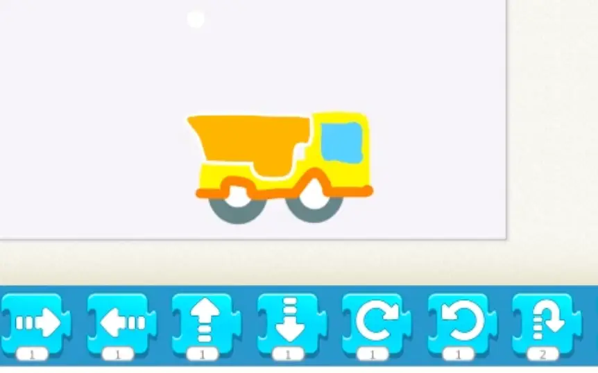 Lastbilsimulator i ScratchJr