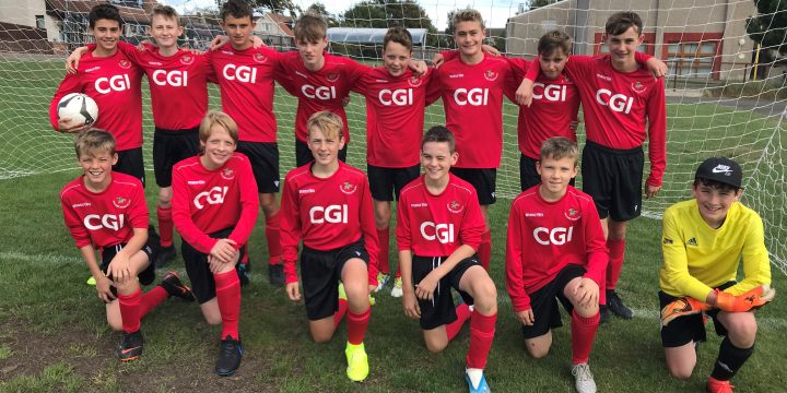 Thanks to CGI @CGI_UKNEWS for their support of the Gullane AFC U15 team