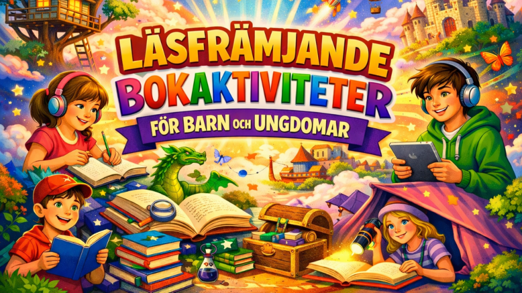 Här finns massa läsfrämjande tips och material inför olika läsfrämjande dagar som Barnboksveckan, Barnboksdagen, Bokbytardagen, Barnboksfestivalen, Bokmässan, Internationella läsdagen, Läslovet, Läskunnighetsdagen, Read Hour, Världsbokdagen och Världsbokveckan!