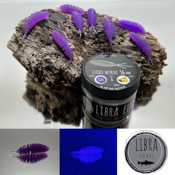 Turbo Worm Purple With Glitter Ost