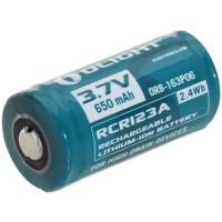 Olight - RCR123A 3.7V 650mAh Oplaadbare Batterij