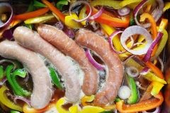 Brats kochen im Bier