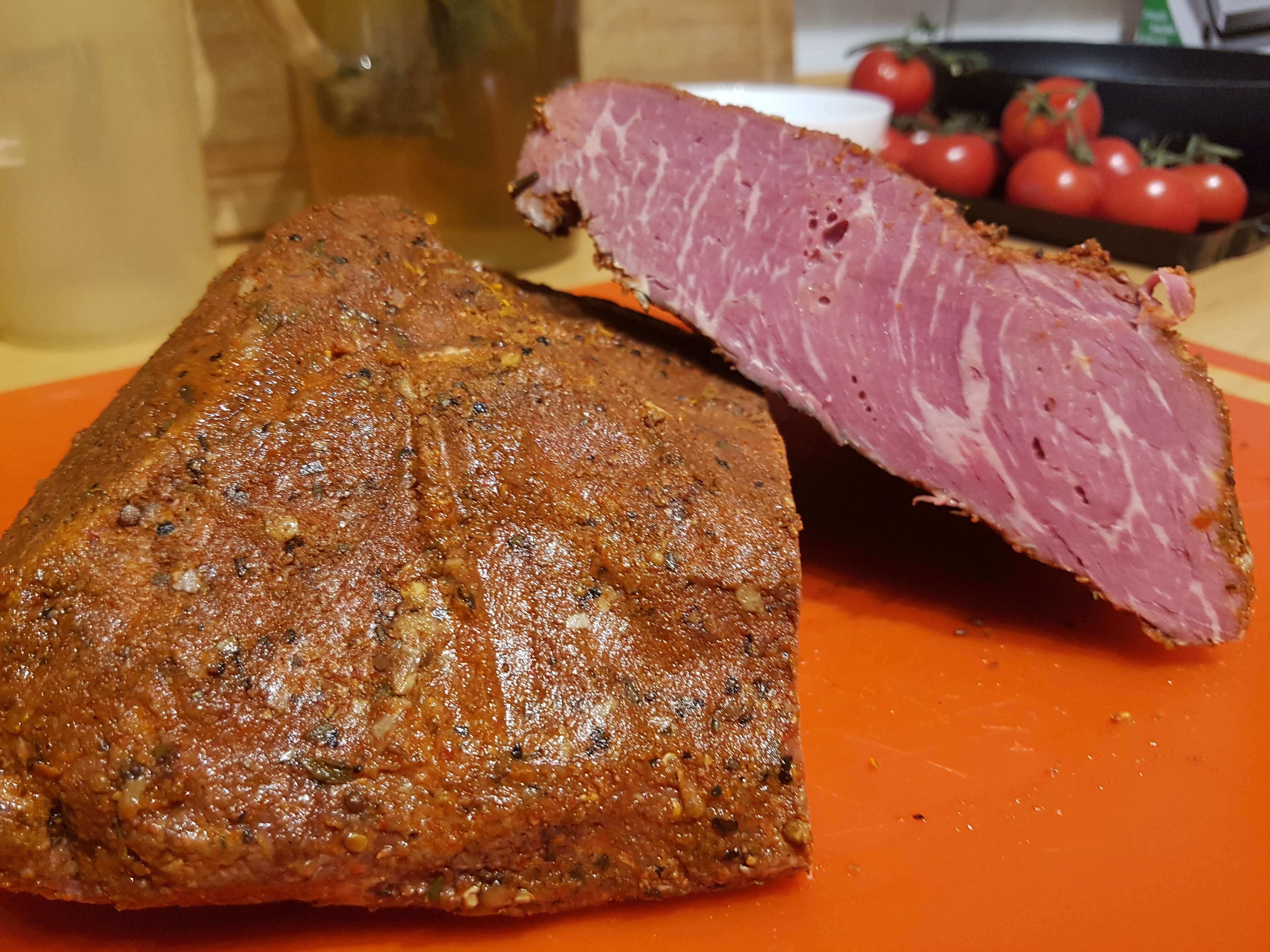 Anschnitt Pastrami