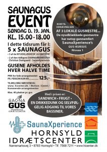 Saunagus-event i Hornsyld @ Hornsyld Idrætscenter