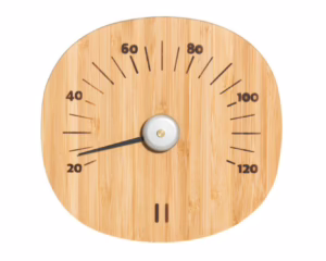 Sauna Termometer i Lys Bambus - Rento