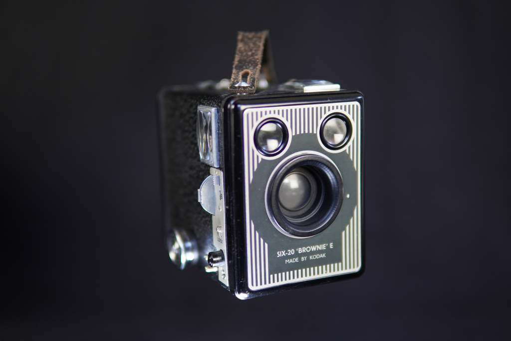 Hovering Vintage Camera