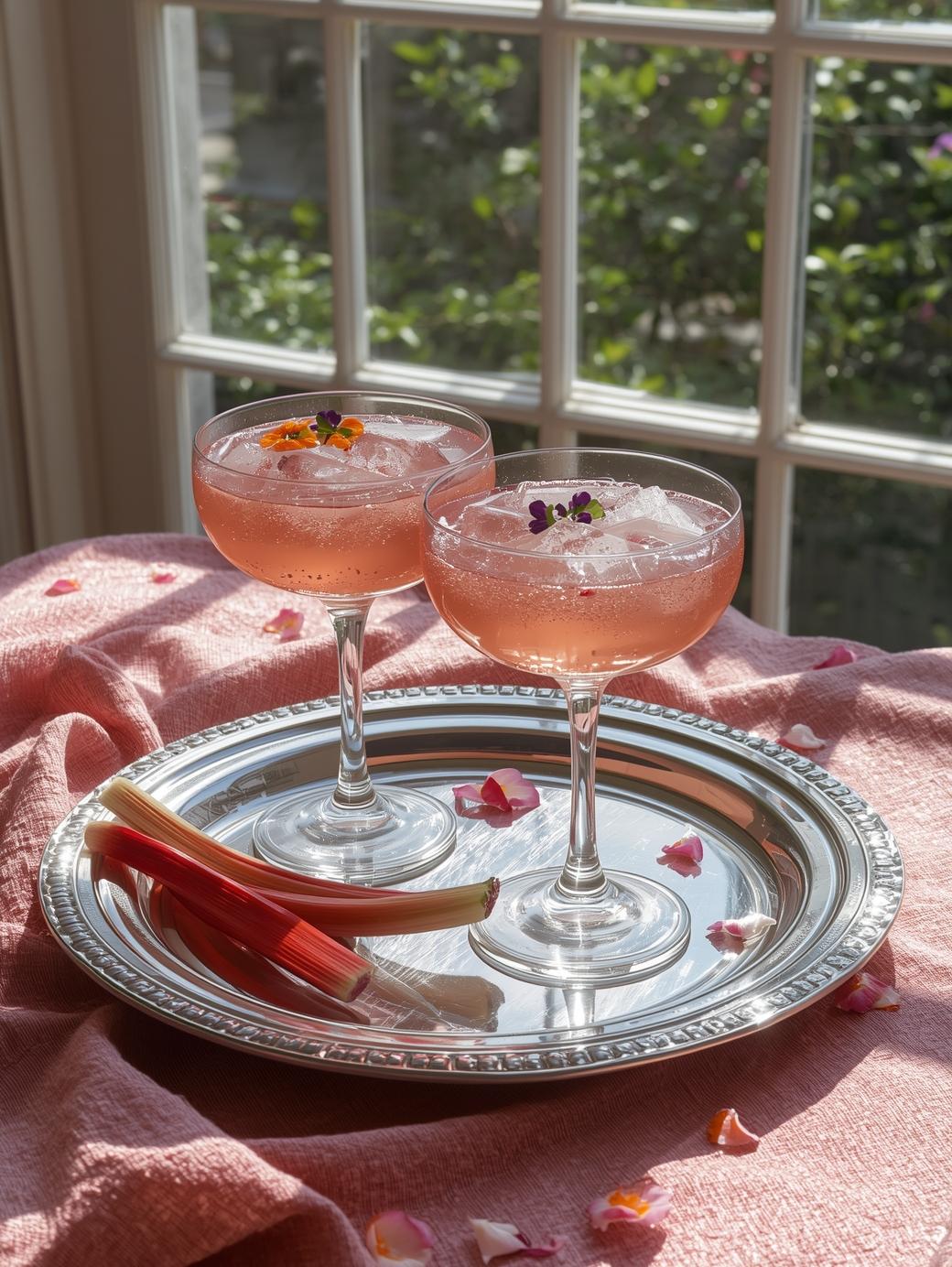 rabarberdröm sommardrink recept