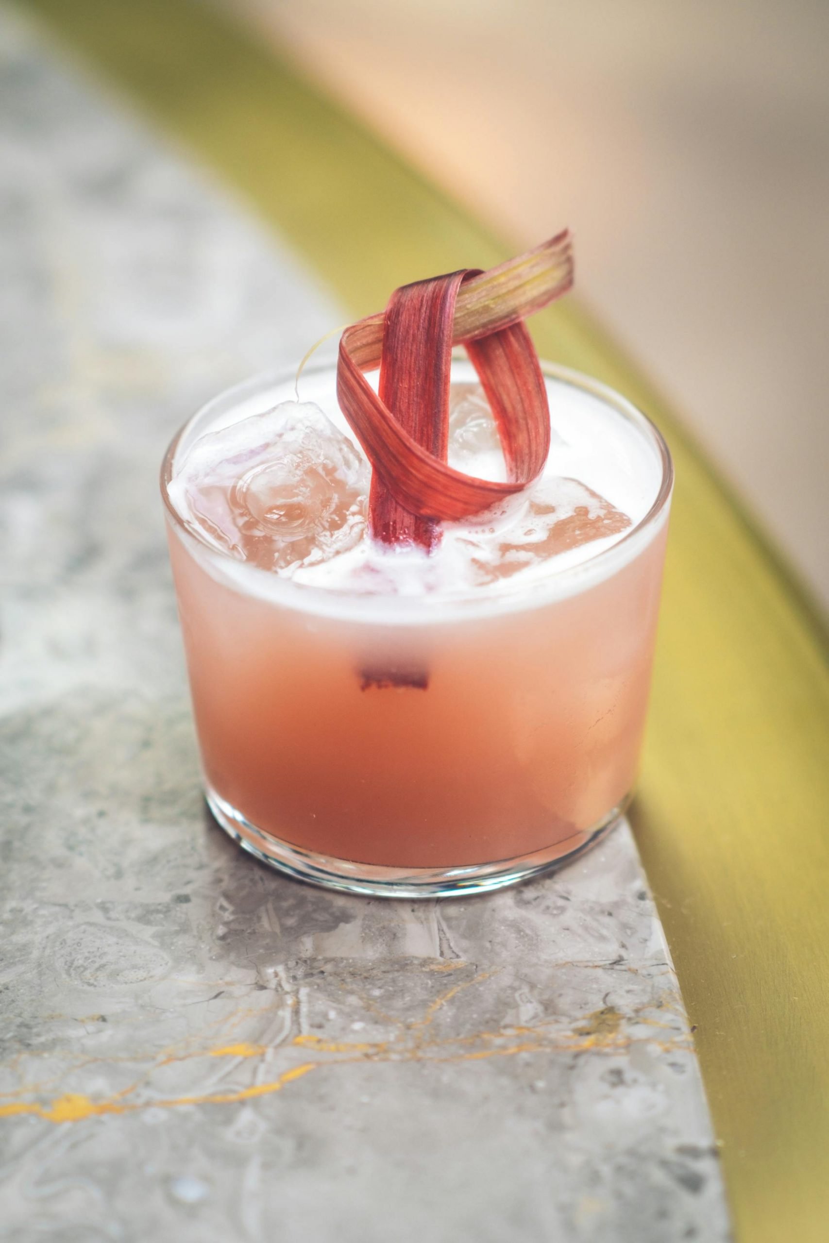 Rabarber Sour Grasshopper drink cocktail recept