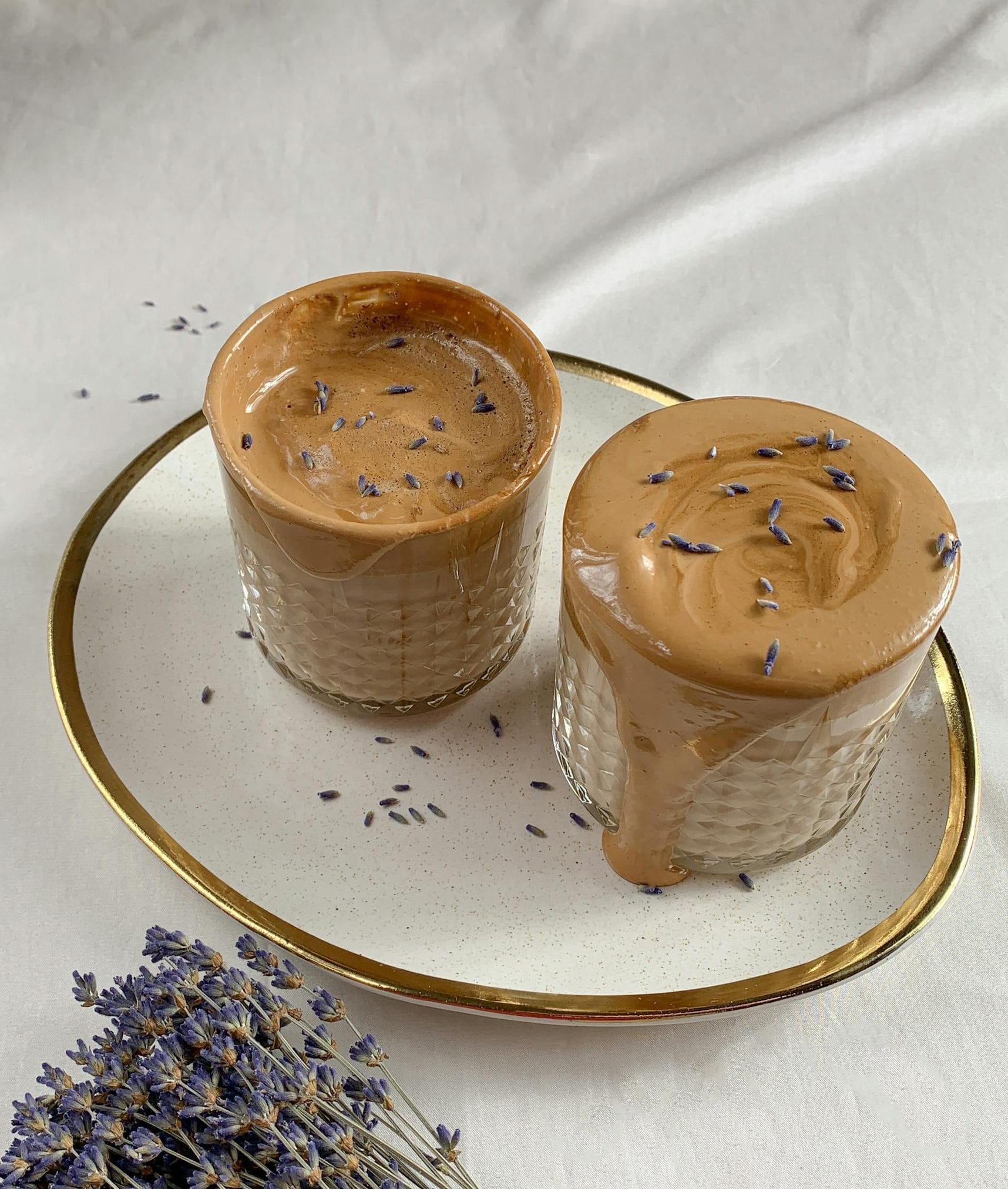 Lavendel Latte lavendel latte recept lavendelsirap