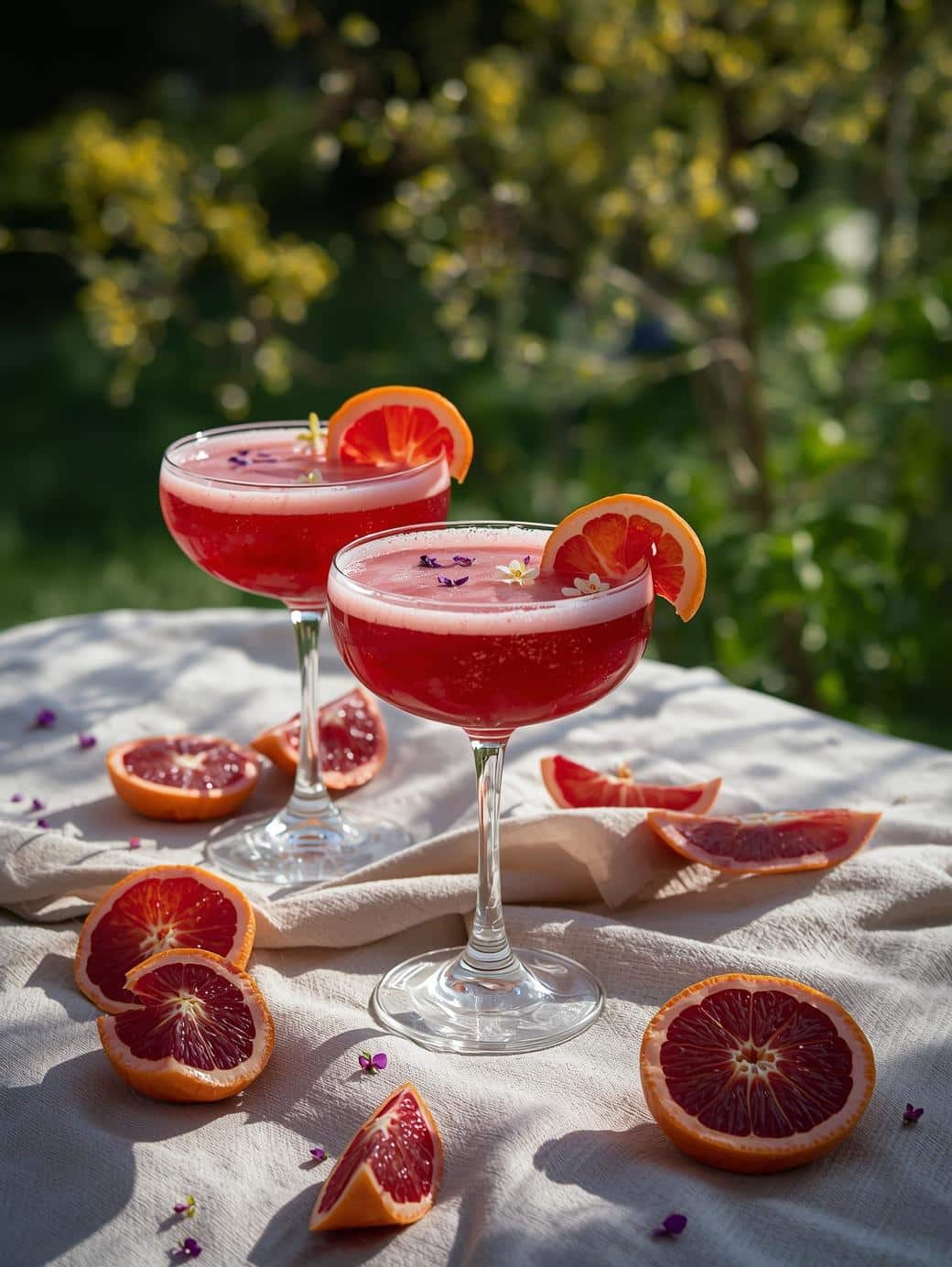 blodapelsin sour drink recept med blodapelsin