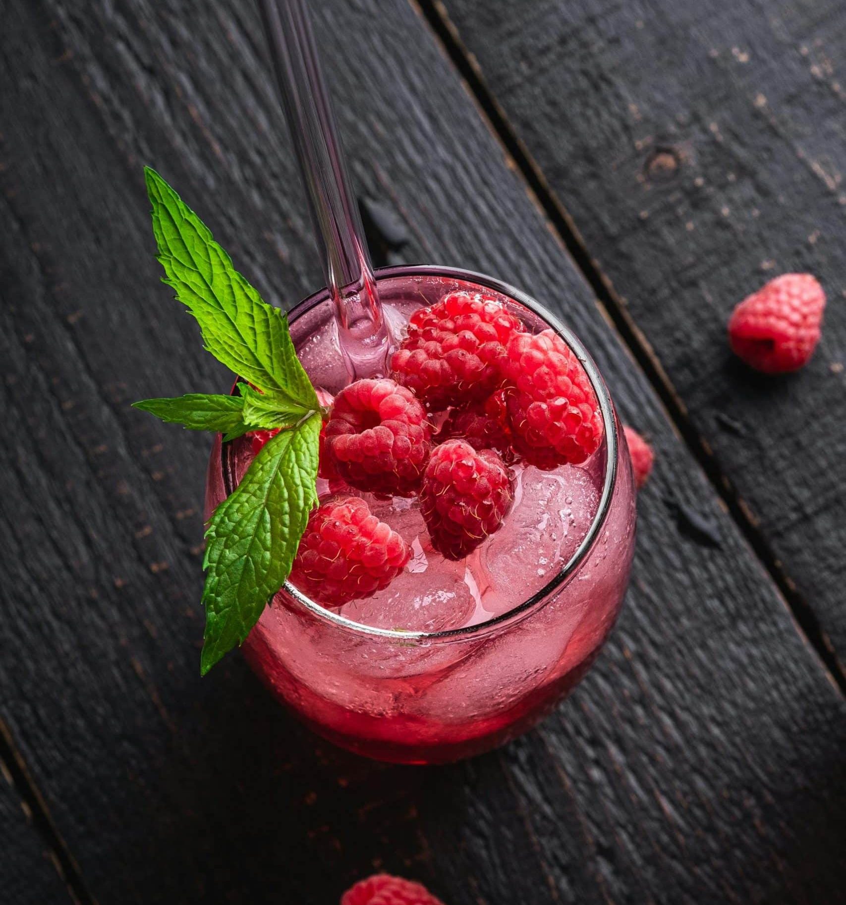 Brandbil Brandbil Drink med hallon