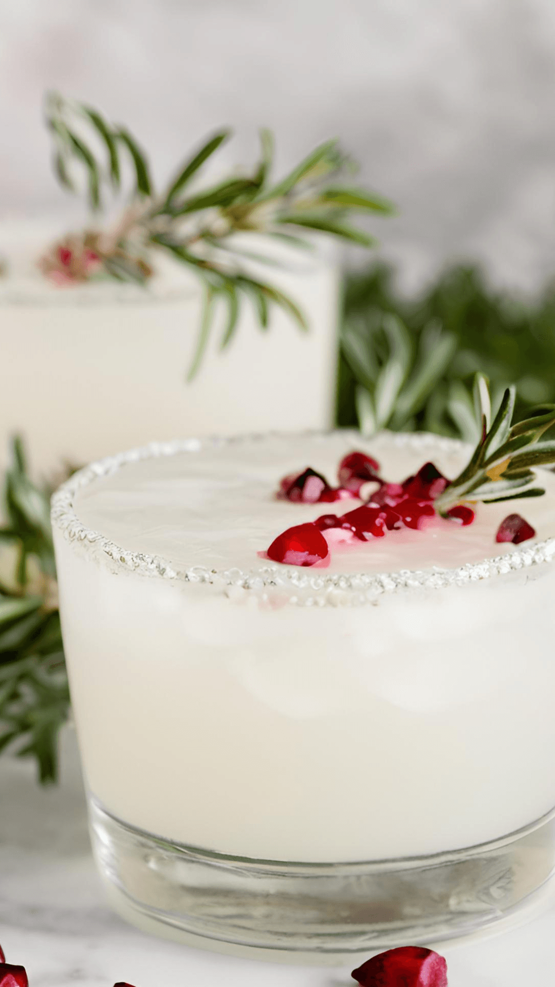 Vit Julbål Razz Sprite cocktail