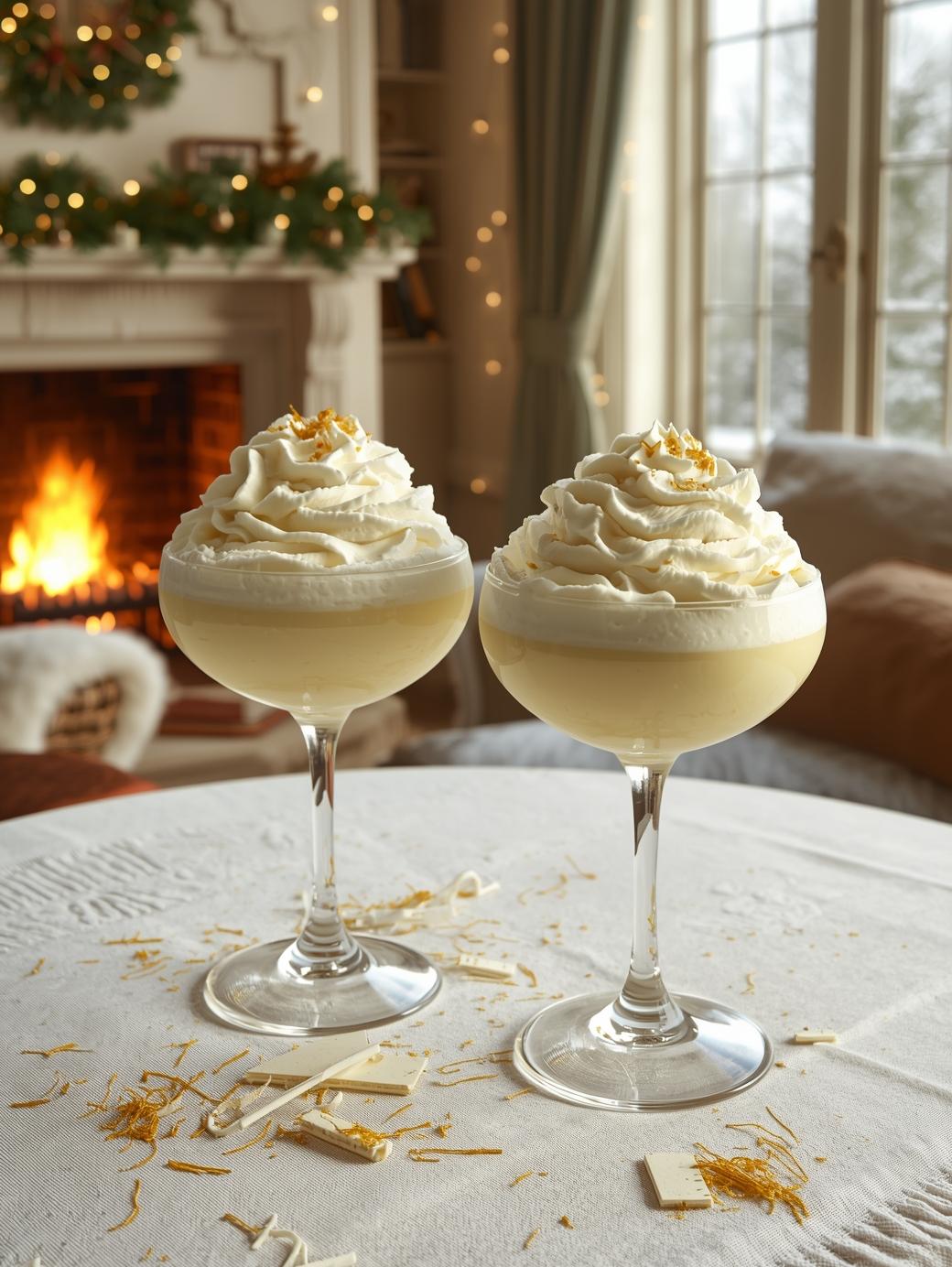 Saffransdröm juldrink recept med grädde