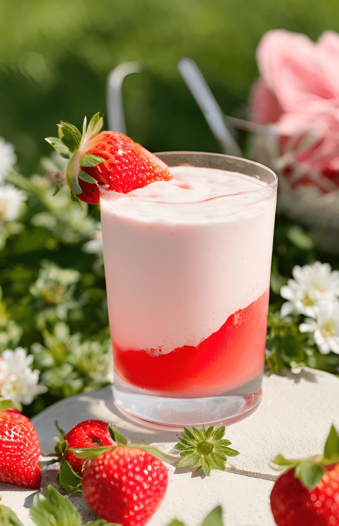 Strawberries and Cream Strawberries and Cream drink